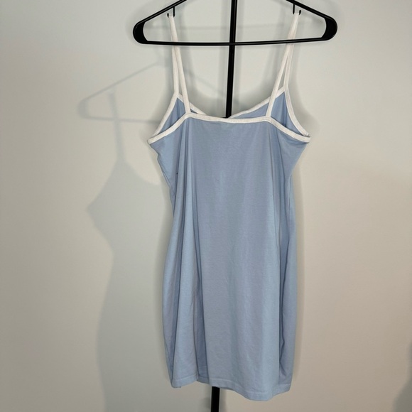 H&M | Butterfly Mini Dress | Light Blue | Size M | NWOT - Picture 2 of 6